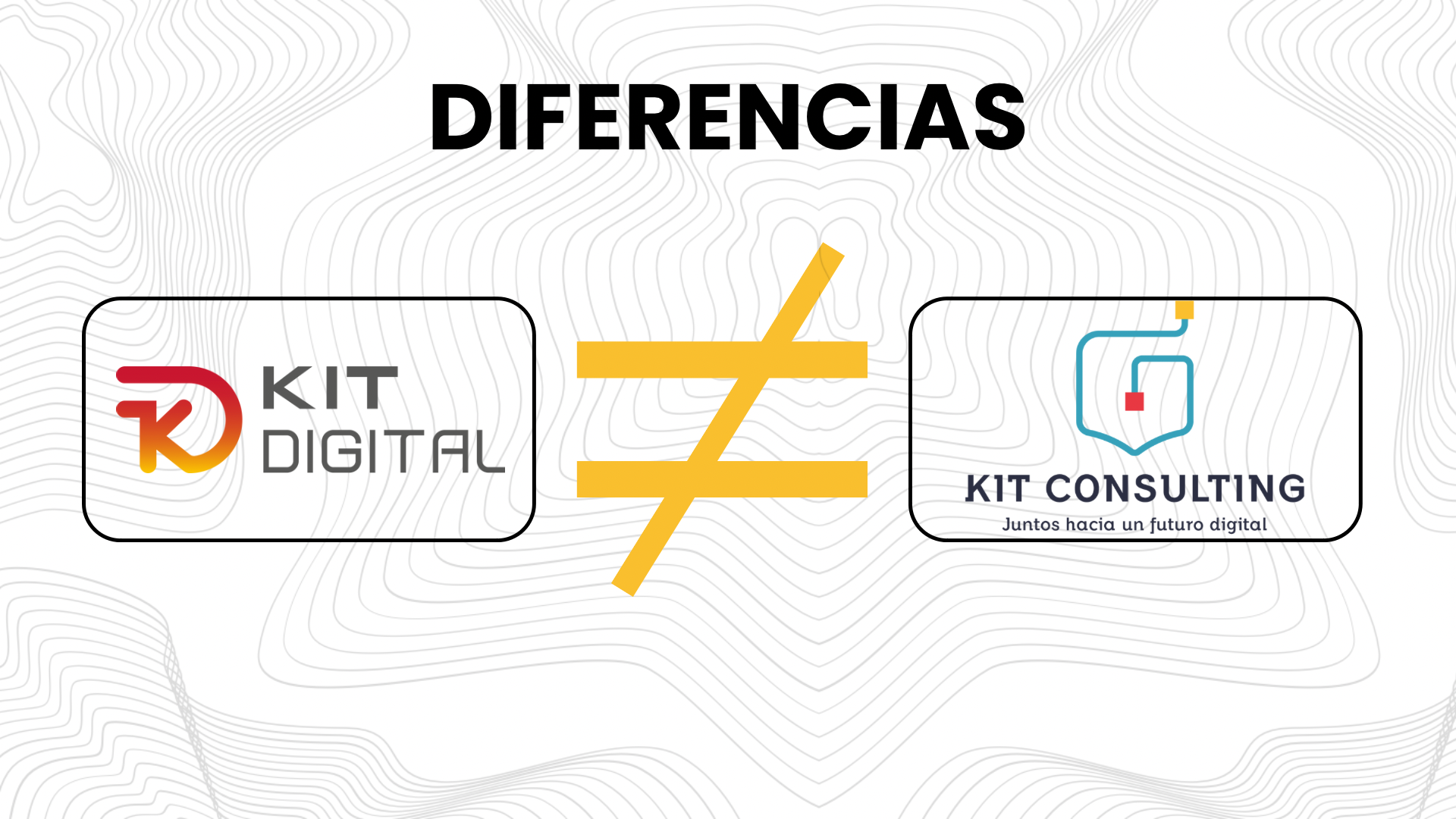 Diferencias entre el Kit Digital y el Kit Consulting